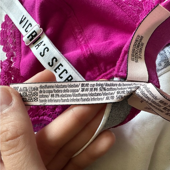 NWOT | Victoria’s Secret | Magenta Lace Bralette - Picture 6 of 11